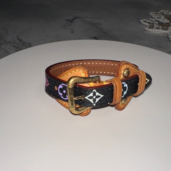 Louis Vuitton Murakami leather bracelet